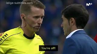 Valencia manager uses ILLEGAL phone call after getting sent off