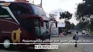 Pemberangkatan pertama dari garasi papringan-kudus