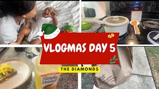 VLOGMAS DAY 5: MAKING HOMEMADE CHILI, BONDING WITH BABY, BREAKFAST, CHIPOTLE & MORE