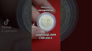 henry che flexa la corona 2€ lussemburgo 2004 #cash #money #rare #monete