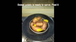 How to cook sweet potato Shakarkandi easily on Indian Tawa