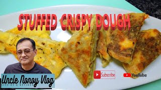 How to make Stuffed Crispy Dough | snack | easy | home cooking | tasty |