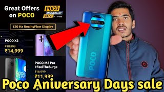 Flipkart Poco Anniversary Days sale🔥[2021]||Biggest discount on Poco smartphone,pocoX3 14k,poco sale