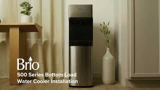 How to install a Brio 500 Series Bottom Load Water Cooler | Model# CLBL520SC Installation