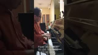 To Love You More - Celine Dion ( Piano Instrumental )