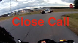 Close Call With the Cops and CRF450SM Ride