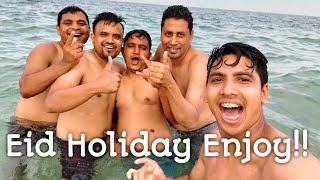 Eid Holiday Special// fully Enjoy// Sea line beach with friends//