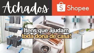 ACHADOS DA SHOPEE TOP5 Itens que ajudam toda dona de casa|  utensílios que facilitam a vida|