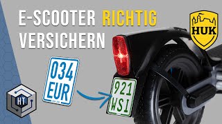 E-Scooter Versicherung 2022 – Grundlagen, Kennzeichen, EScooter günstig versichern (17 EUR)