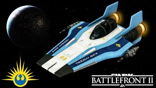 New Republic RZ-2 A-Wing Interceptor - Star Wars Battlefront 2 Mod by B120