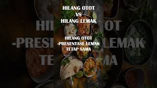 hilang otot vs hilang lemak #shorts #short #health #food #viral #diet