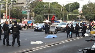 Camioneta Se Pasa El Alto Y Mata A Biker En Eje Central. Qepd. JB (06/11/24).