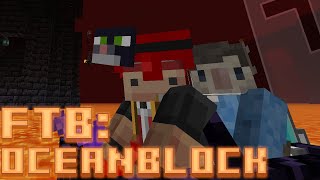 FTB Oceanblock Modpack Ep 07 - Mystical Agriculture, The Great Lava Sea of the Nether!