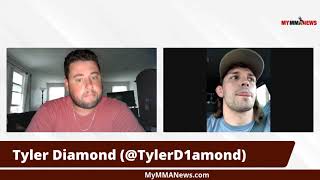 Tyler Diamond happy with pfl, advocates for all fighters to have side business hustle