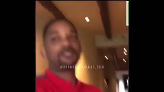 WILL SMITH "imbarazzato mentre la moglie lo riprende in casa" (Raccontando cose personali)