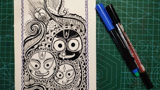 drawing Lord Jagannatha 🙏