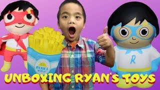 Ryan's World Toys Unboxing by 3mazings Franco and Bombom