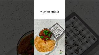 Mutton sukka #21 #shorts #unavuulagam #cooking Sept 26/24 #tamil #kitchen #ytshorts