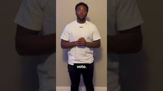 Jeremiah Beasley Say Get Out and Vote  #vote #politics #shorts