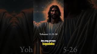 Yohanes 11:25-26 #jesuschrist #ayatalkitab #ayatalkitabharian #ayatalkitabhariini