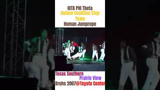 2007 #Iota Owtlaw Coalition Step Team Human Jump Rope at the H-Town Stomp Down #TxSU #PVAMU Bruhs