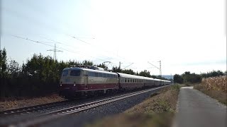 AKE Rheingold Sonderzug (Tfz E10 1309) bei Gau Algesheim