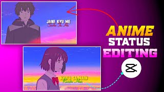 Anime Couple status editing | Editing In Capcut | @BKingEdit420 #anime #status #viral #editing