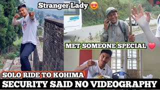 Security personnel said no videography in Kohima?  💔