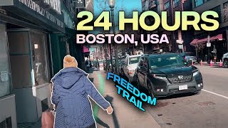 24 HOURS in Boston 🇺🇸 | Life In USA: Freedom Trail, Quincy Market..