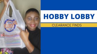 HOBBY LOBBY  CLEARANCE FINDS!!!  GIVEAWAY!!!! #hobbylobby #hobbylobbyclearance #giveaway