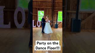 Party on the dance floor!!! #wedding #dance #choreographed #weddingday #fatherdaughterdance