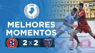 COPA SUL 2023 - 1ª Rodada - MELHORES MOMENTOS - Joaçaba Futsal 2 X 2 SER Santiago Futsal