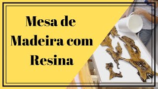 → Simplesmente Incrível  【Mesa de Madeira com Resina 】