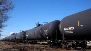 BNSF # 4944 Leads An Ethanol Train Through Brookfield,Illinois