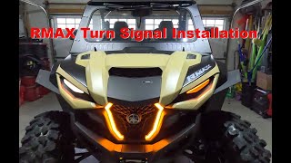 RMAX Turn Signal Installation