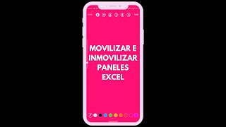 MOVILIZAR E INMOVILIZAR PANELES EN EXCEL - TIP 02