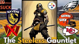 The Pittsburgh Steelers Gauntlet: Do the Steelers HAVE to BEAT the Baltimore Ravens FOR Respect?