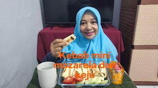 Kebab mini rasa keju mozarela dan keju original // rasa nya nikmat 🌯