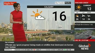 Gaby Rios - Global Calgary - Weather - Sunday, July 28, 2024.