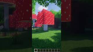 Simple mushroom house... #minecraft #shorts