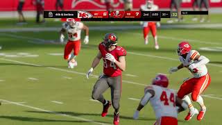 Madden NFL 22 Online Gameplay - Kansas City Chiefs vs Tampa Bay Buccaneers