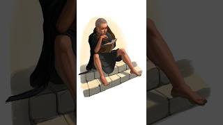 Drawing Monks, sitting stance | Character design & Worldbuilding #art #drawing #artist