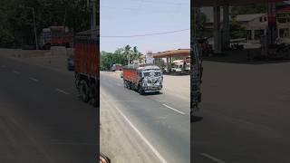 Tata Truck near petrol pump #truck #tatamotors #ashokleyland