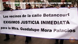 Marcha nacional en lucha por la NO violencia contra las mujeres (Xalapa, Ver.)