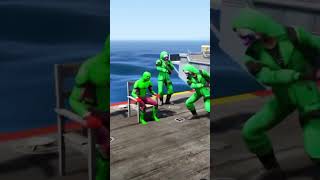 GTA V HULK SMASH SAVING HIS FRIEND FROM KIDNAPPED | #shorts