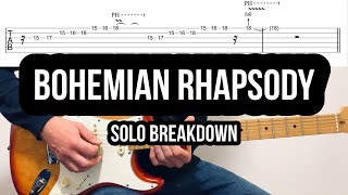 Queen 'Bohemian Rhapsody' - guitar solo breakdown (with TAB)