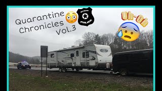 RV Tire Blow Out on the Interstate - full time travel family of 9