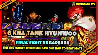 Tank Hyunwoo vs Barbara | Good Game To Guide You To Path Of Success | Eternal Return: Black Survival