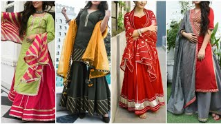 लेस वाले सूट के नई डिजाइन/les bale/wale suit ki design