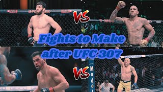 Fights to make after UFC 307